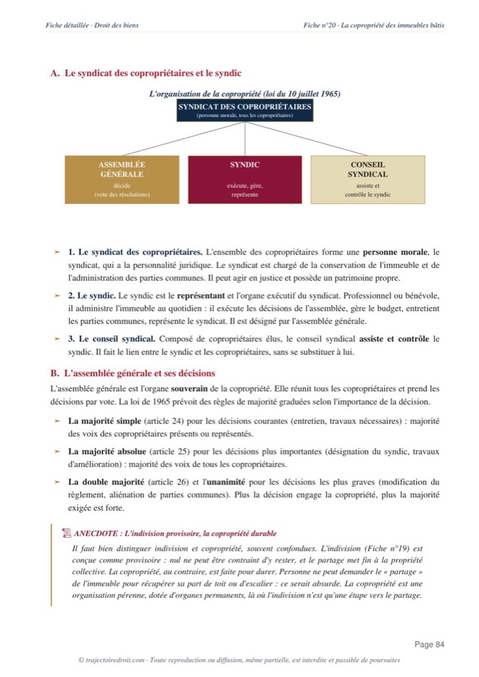 Aperçu de la fiche Droit des biens L2