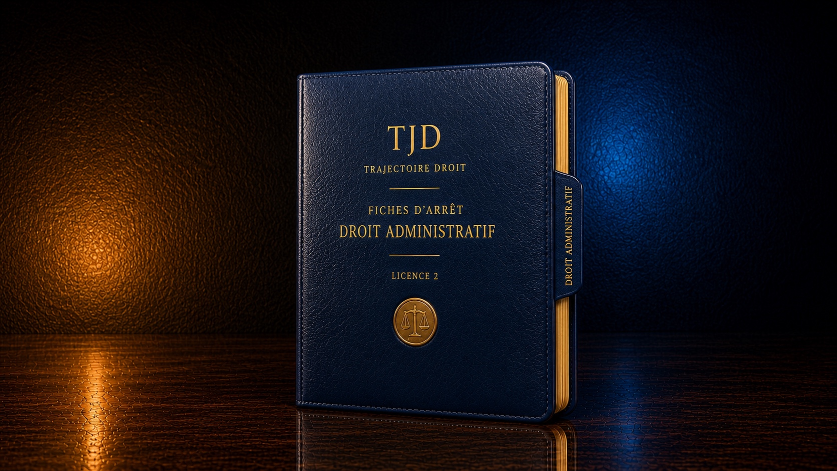 Fiches d'arrêt Droit administratif, couverture Trajectoire Droit