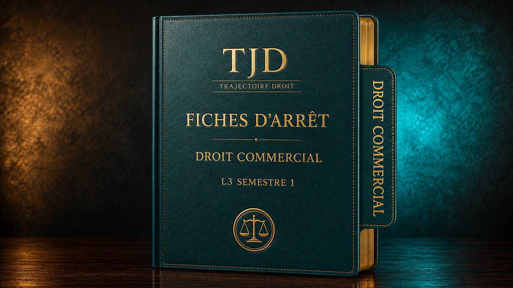 Fiches d'arrêt Droit commercial, couverture Trajectoire Droit