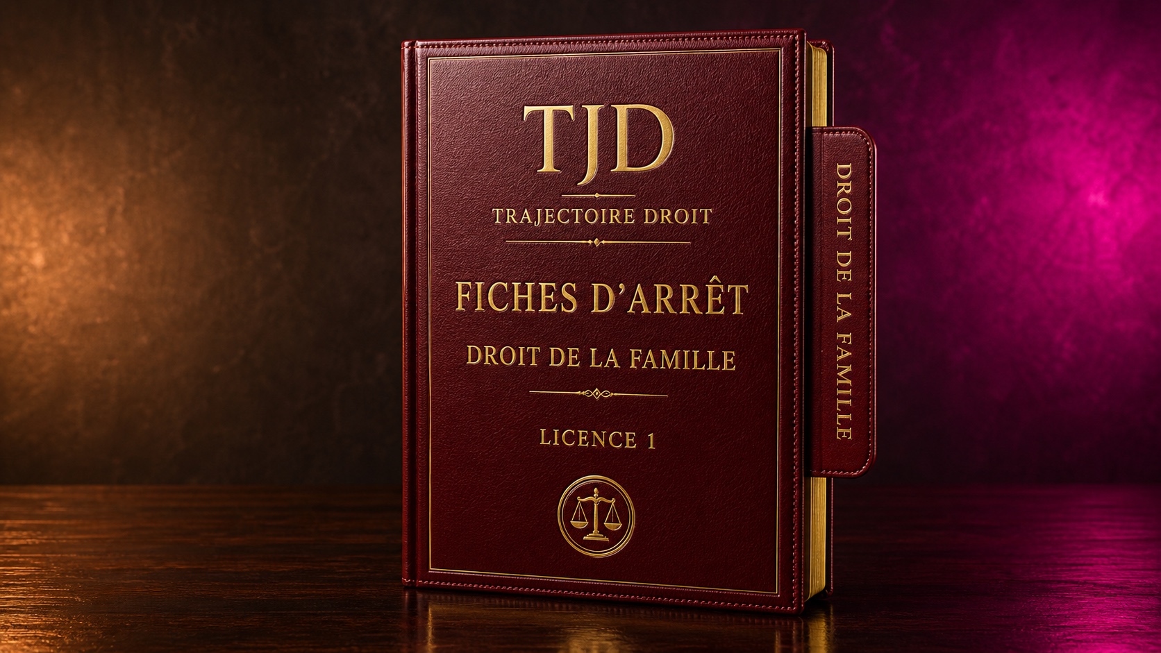 Fiches d'arrêt Droit de la famille, couverture Trajectoire Droit
