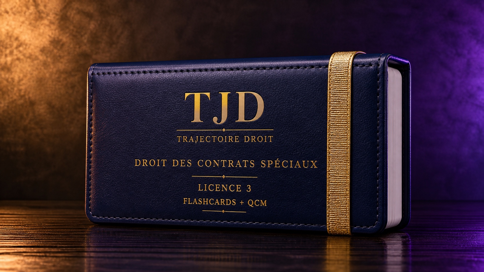 Flashcards et QCM Contrats spéciaux, couverture Trajectoire Droit