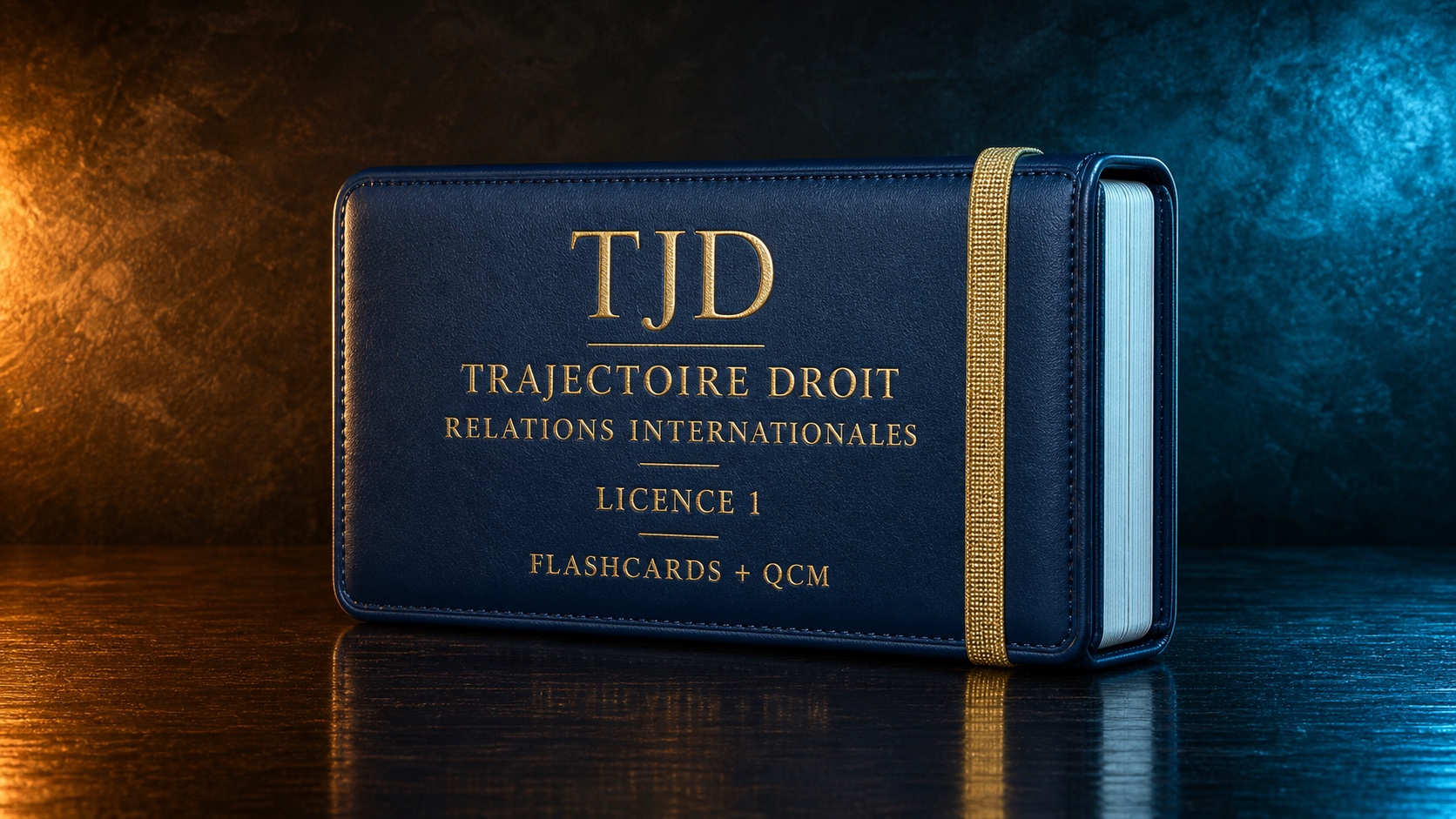 Flashcards et QCM Relations internationales, couverture Trajectoire Droit