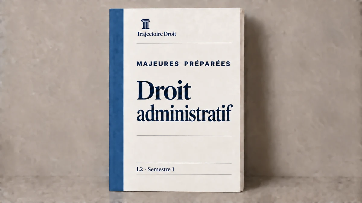 Droit administratif, majeure preparee, carte Trajectoire Droit