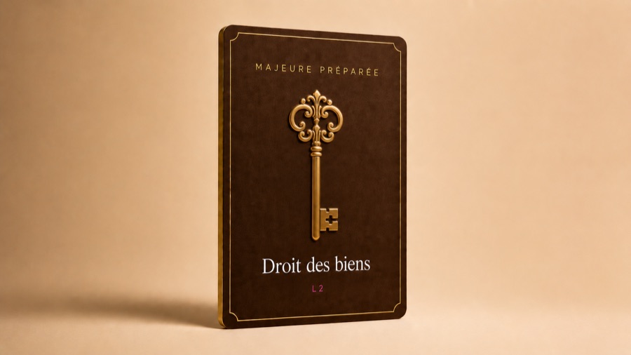 Droit des biens, majeure preparee, carte Trajectoire Droit
