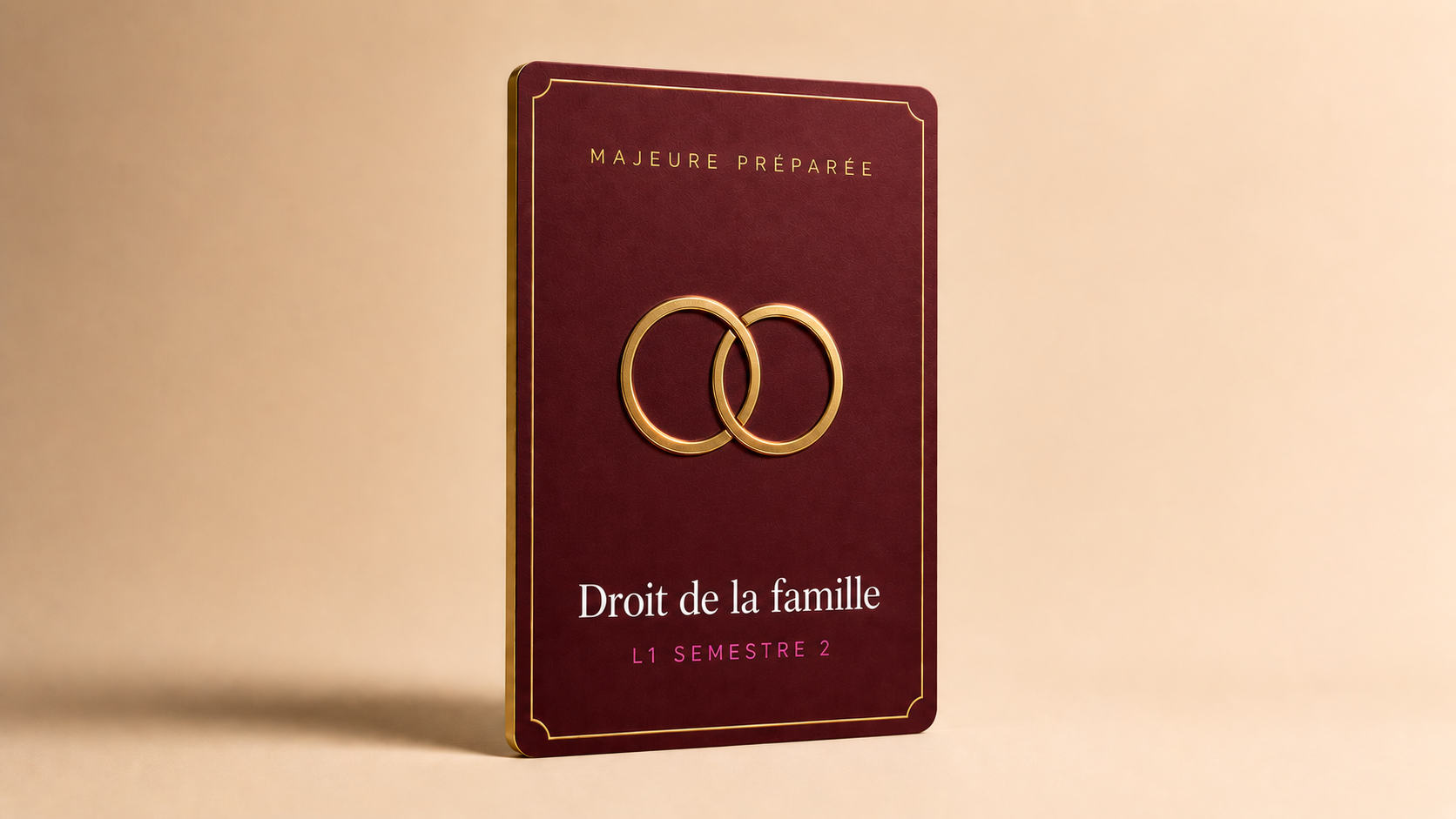 Droit de la famille, majeure preparee, carte Trajectoire Droit