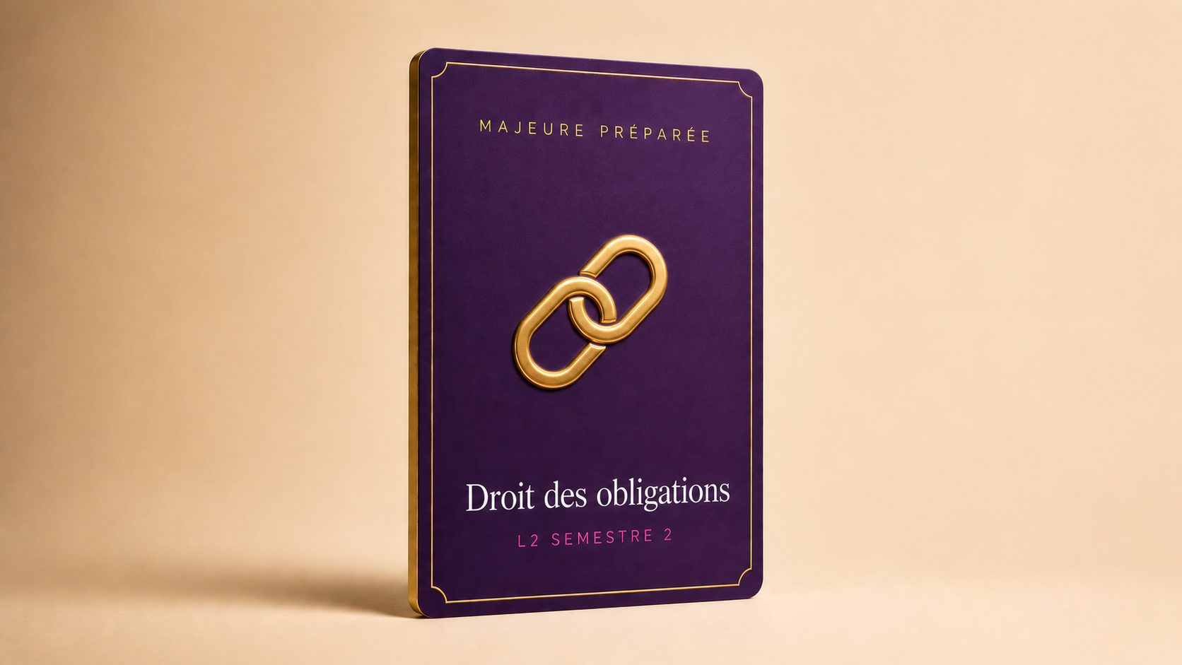 Droit des obligations, majeure preparee, carte Trajectoire Droit