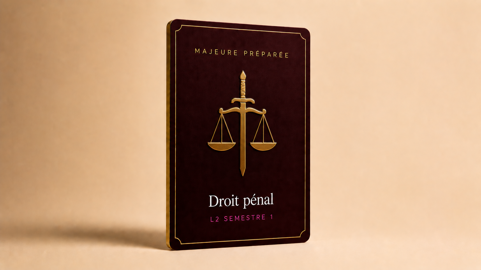 Droit penal, majeure preparee, carte Trajectoire Droit