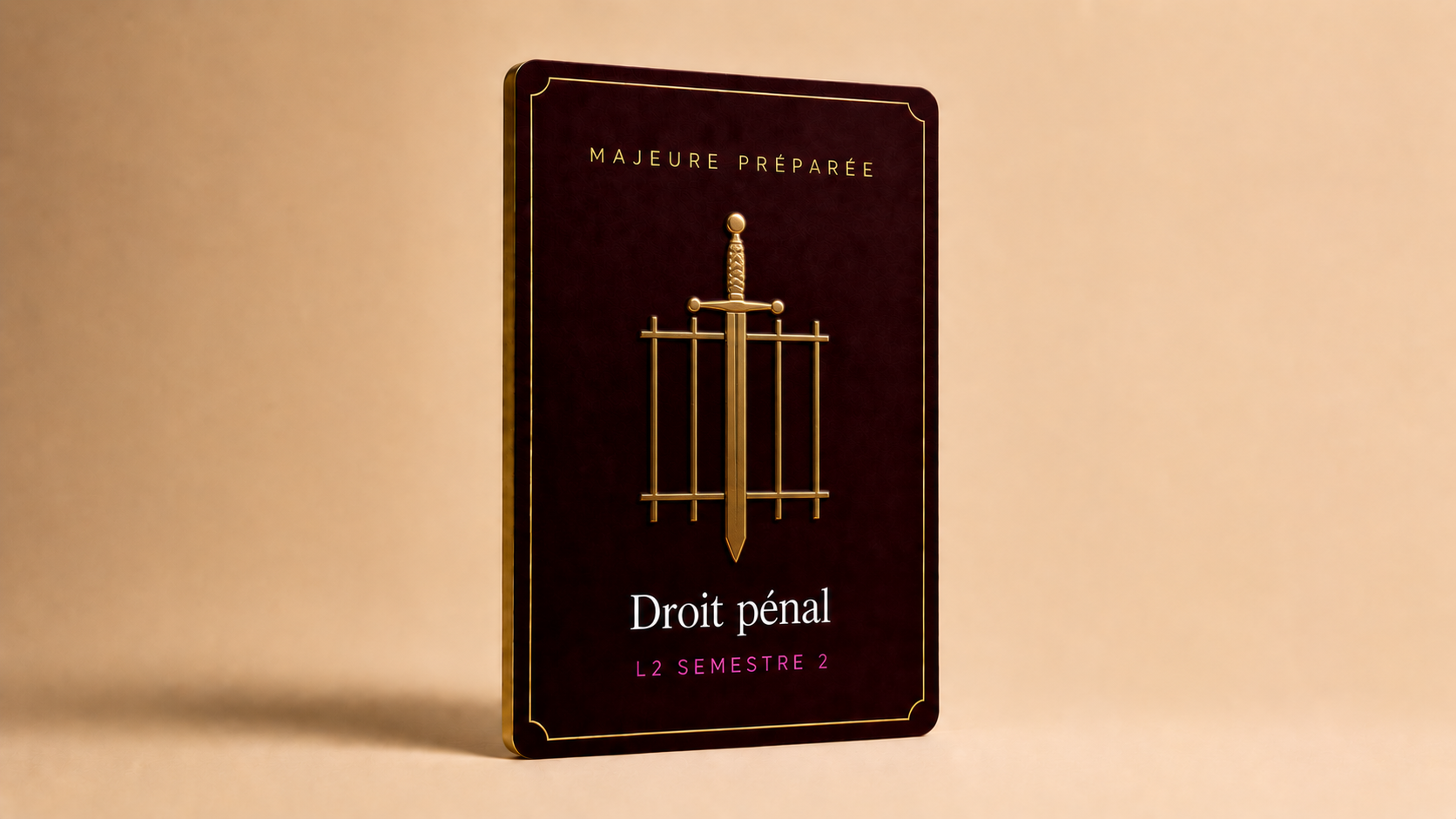 Droit penal, majeure preparee, carte Trajectoire Droit
