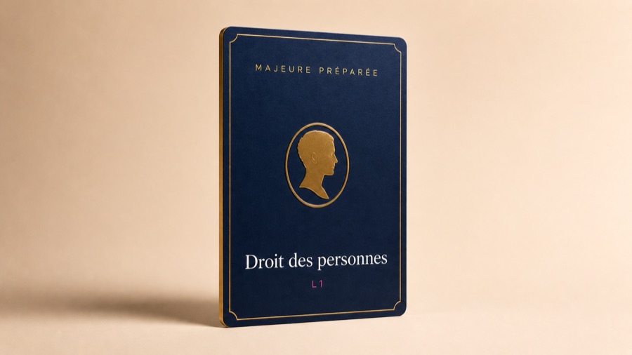 Droit des personnes, majeure preparee, carte Trajectoire Droit